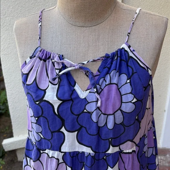 Dodo Bar Or floral Dorothy Maxi flowy tiered dress. This is so gorgeous on.